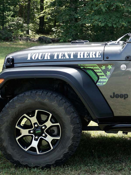 Custom Side Hood Decal